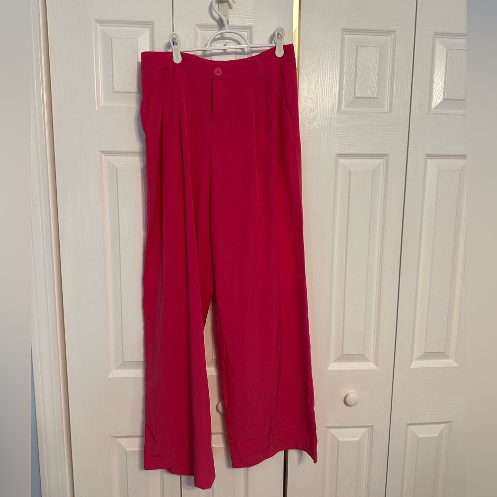 Women’s Trousers- PINK SIZE L